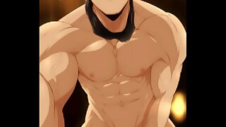 Gojo Satoru masturbandose